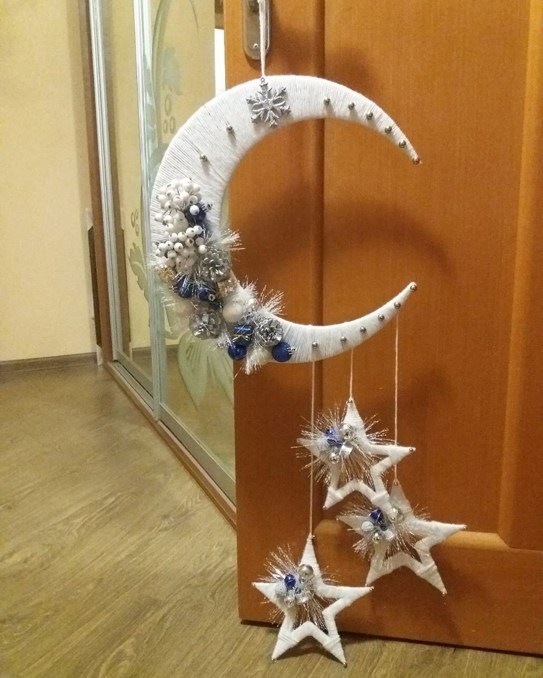 Снеговик из бумаги