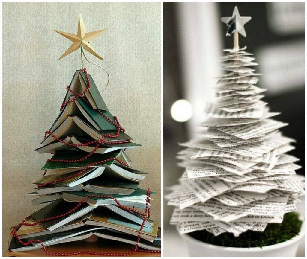 Новогодняя елочка из фоамирана и картона / DIY Christmas Tree