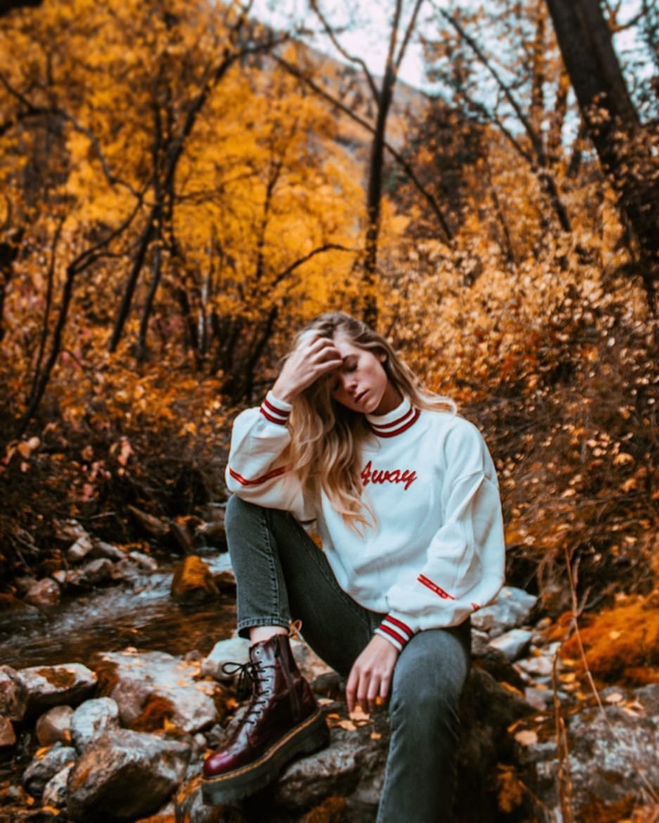 Осенняя фотосессия с тыквами
