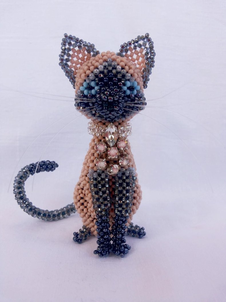 Елочные игрушки из бисера