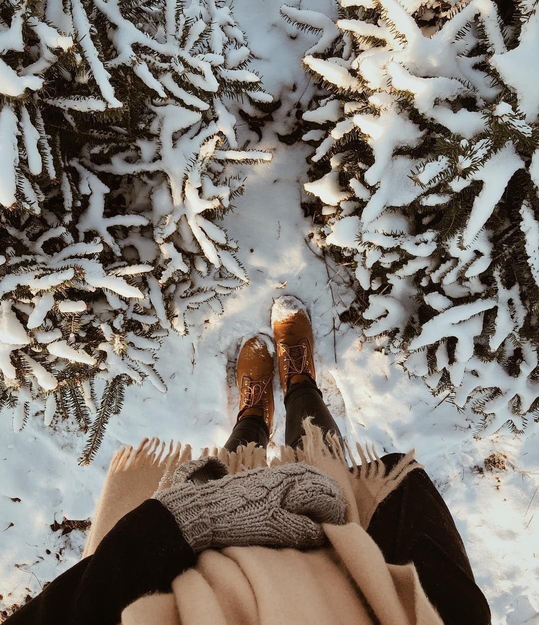 Зимняя Эстетика девушка