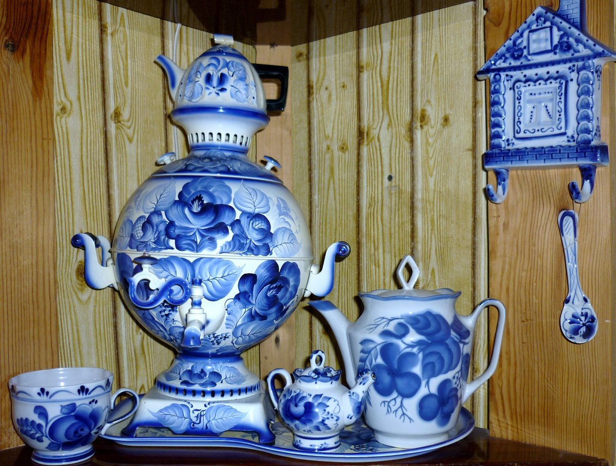 Пряничные шкатулки Гжель