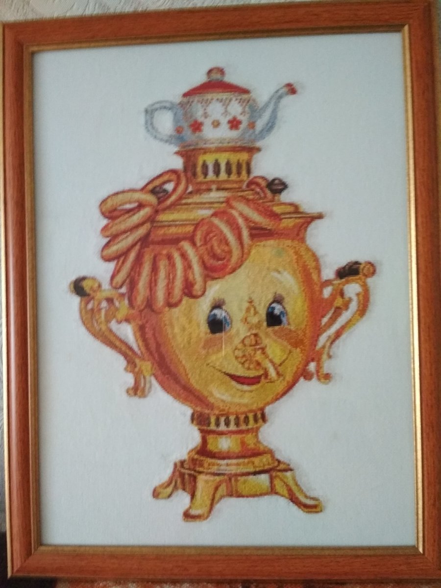 Самовар из пластилина
