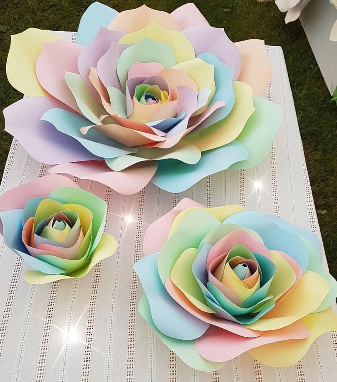 Поделки из бумаги цветы