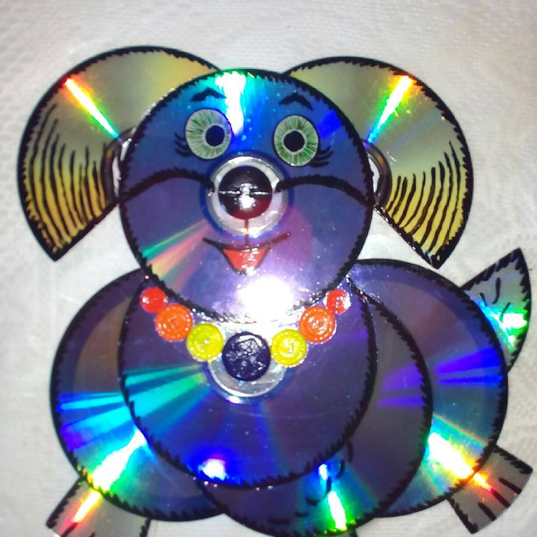 Игрушки из дисков