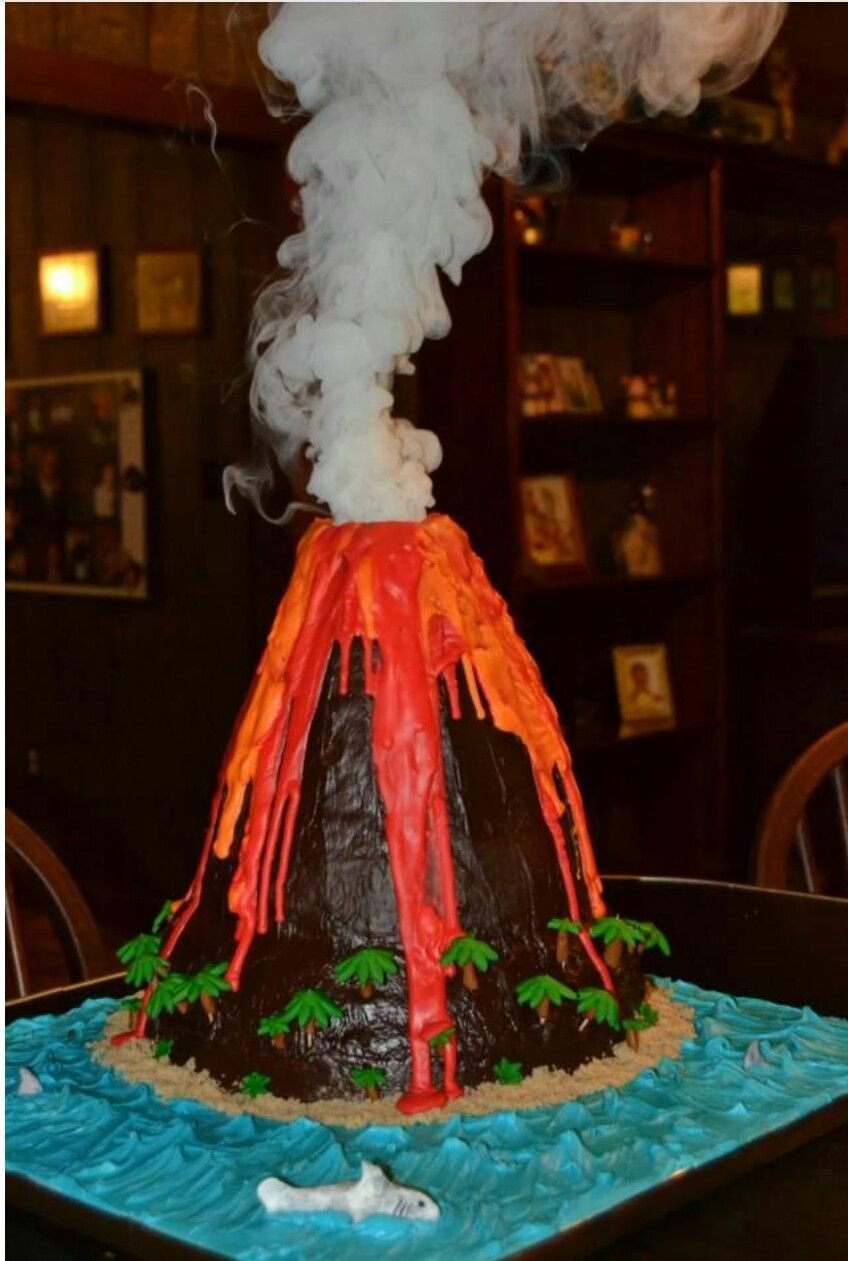 Volcano Crafts for Kids