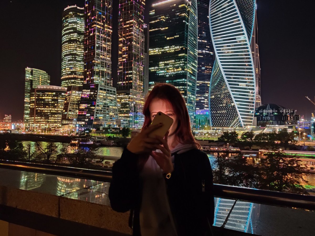 Селфи Москоу Сити