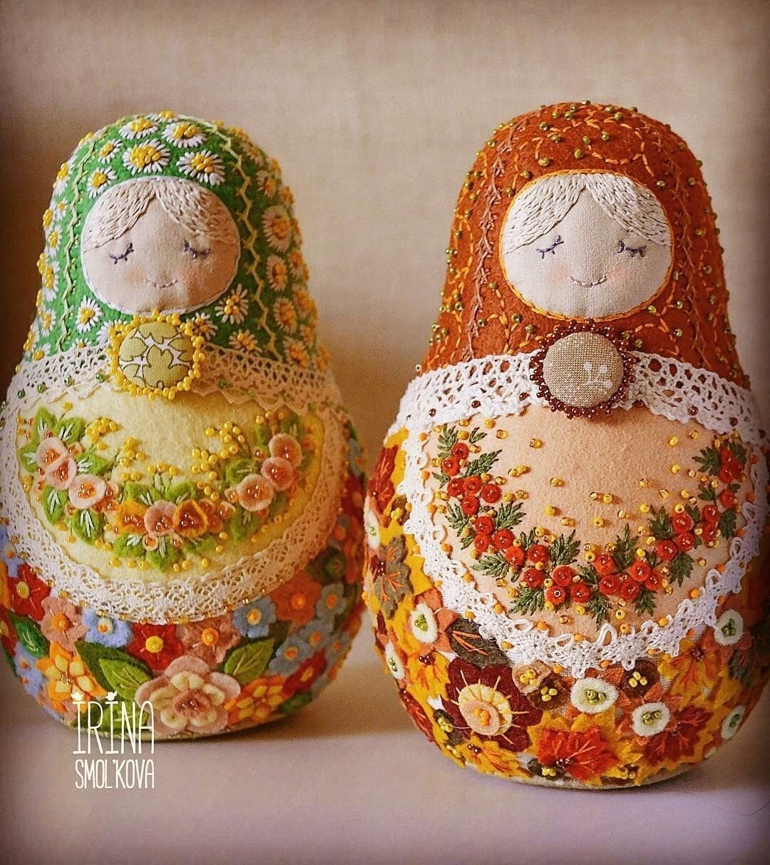 Украшение матрешки