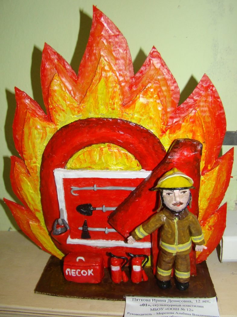 Как сделать поделку для лэпбука о пожарной безопасности в детском саду