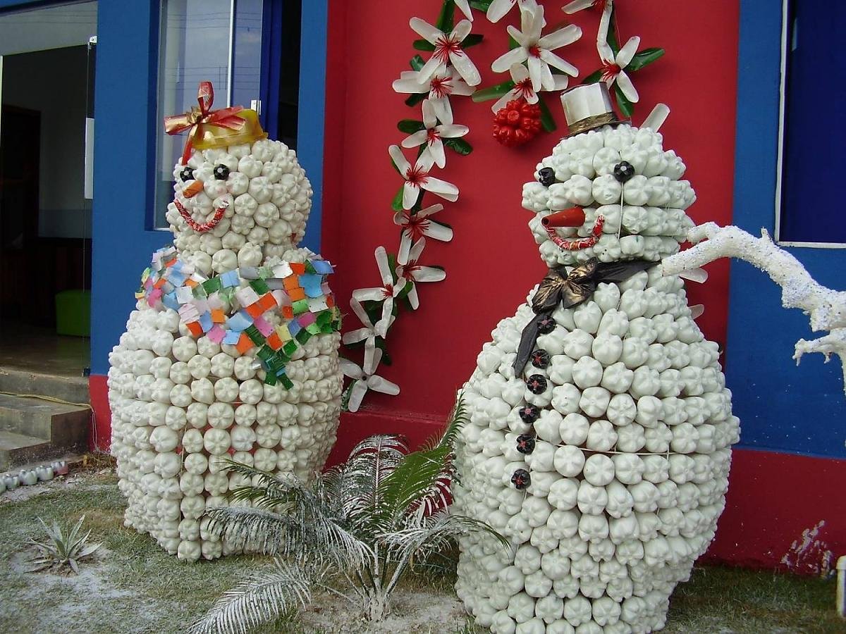 Поделка Снеговик