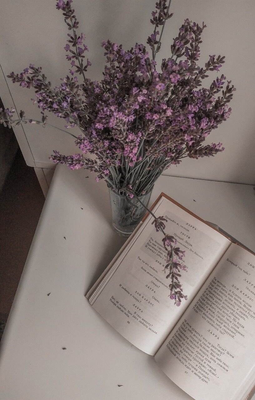 Эстетика книги и цветы