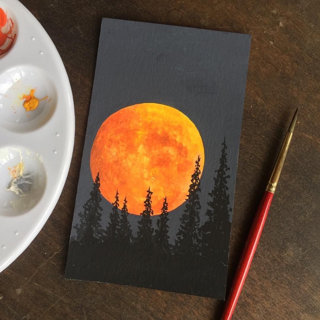Идеи для рисования гуашью