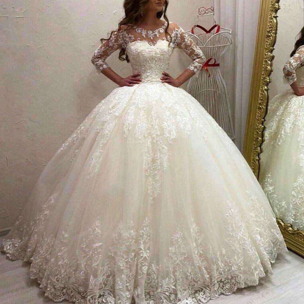 Vestido de noiva бальное платье 2018