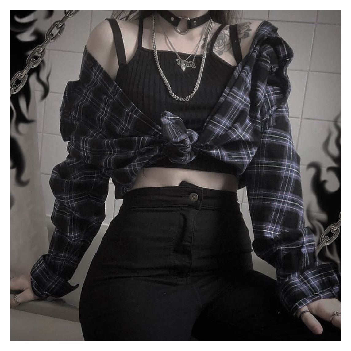 Goth outfit Грандж 2019