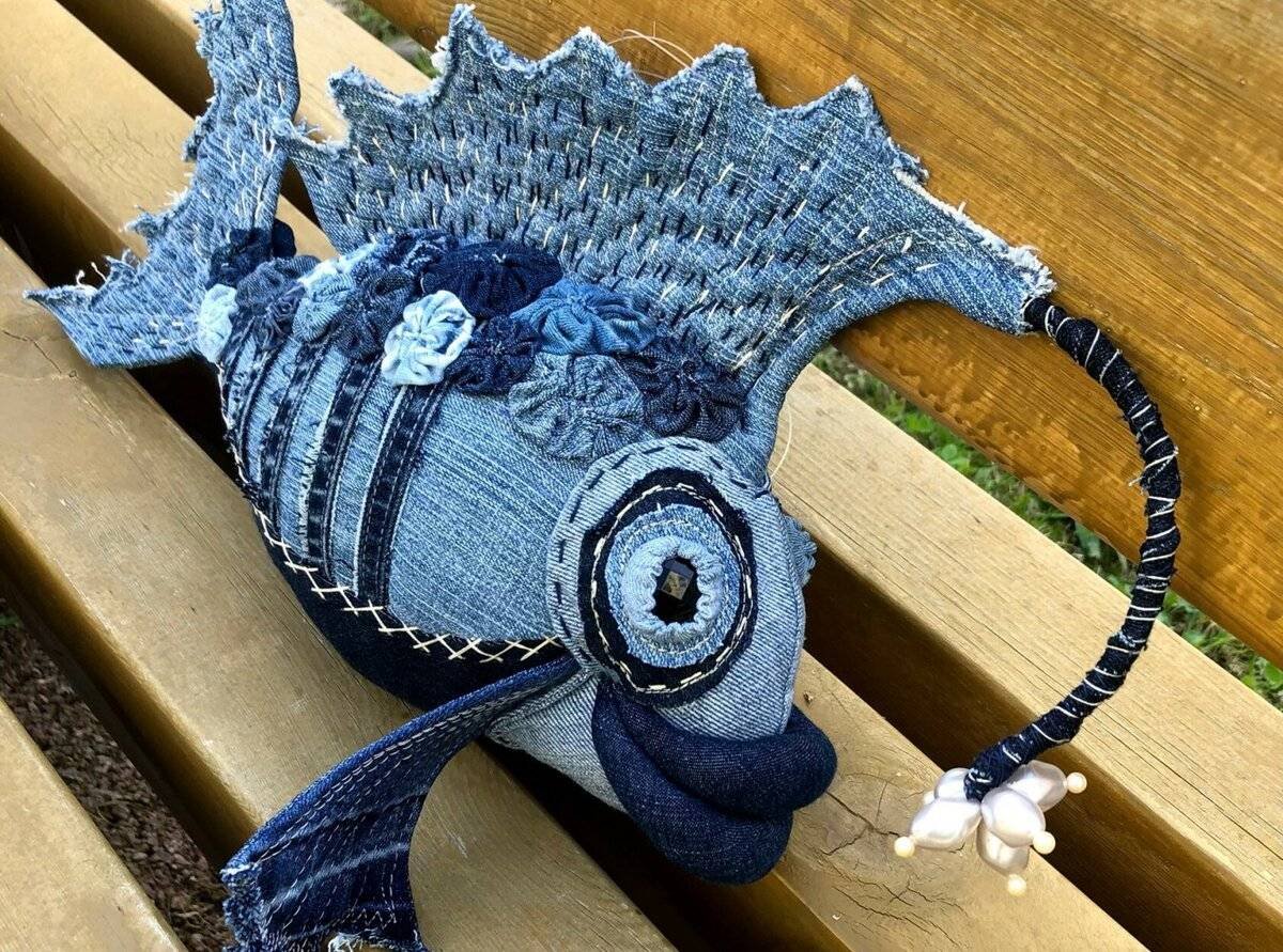 Игрушки из джинсы