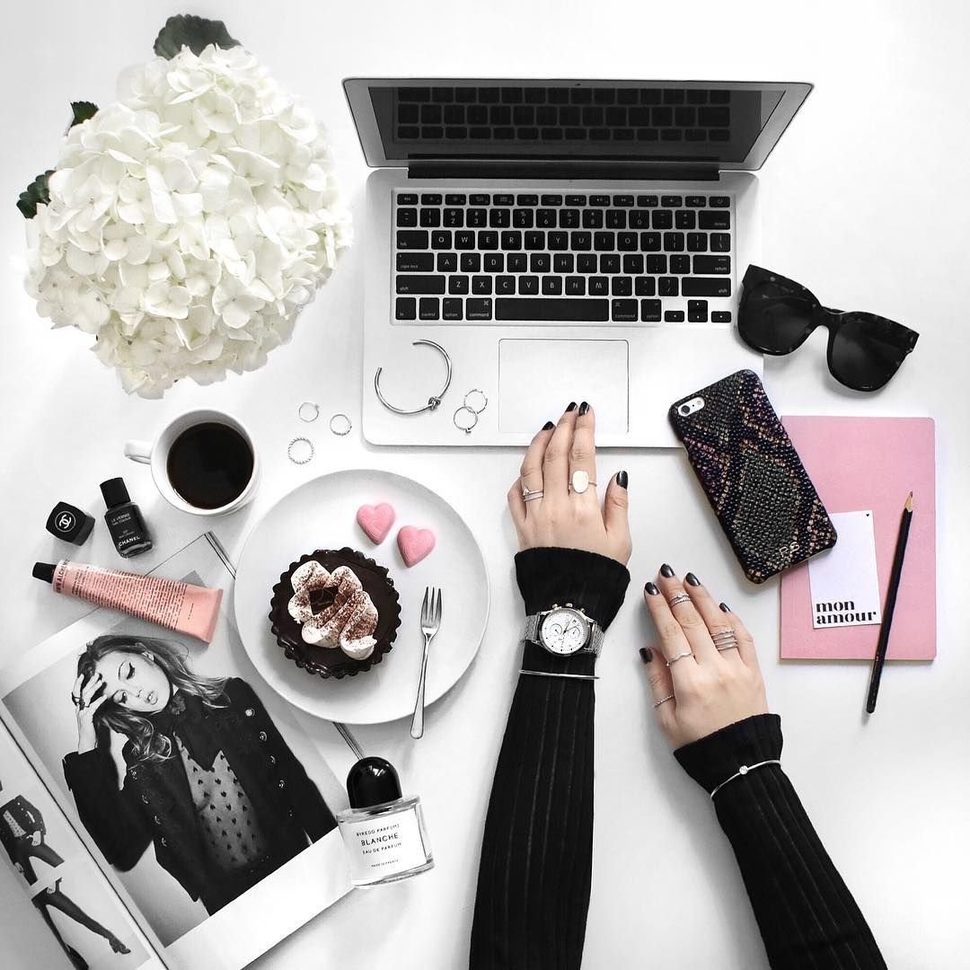 Снимки в стиле Flat lay