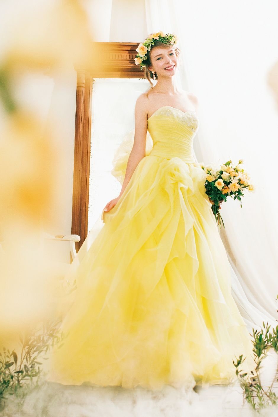 Платье Jovani желтое