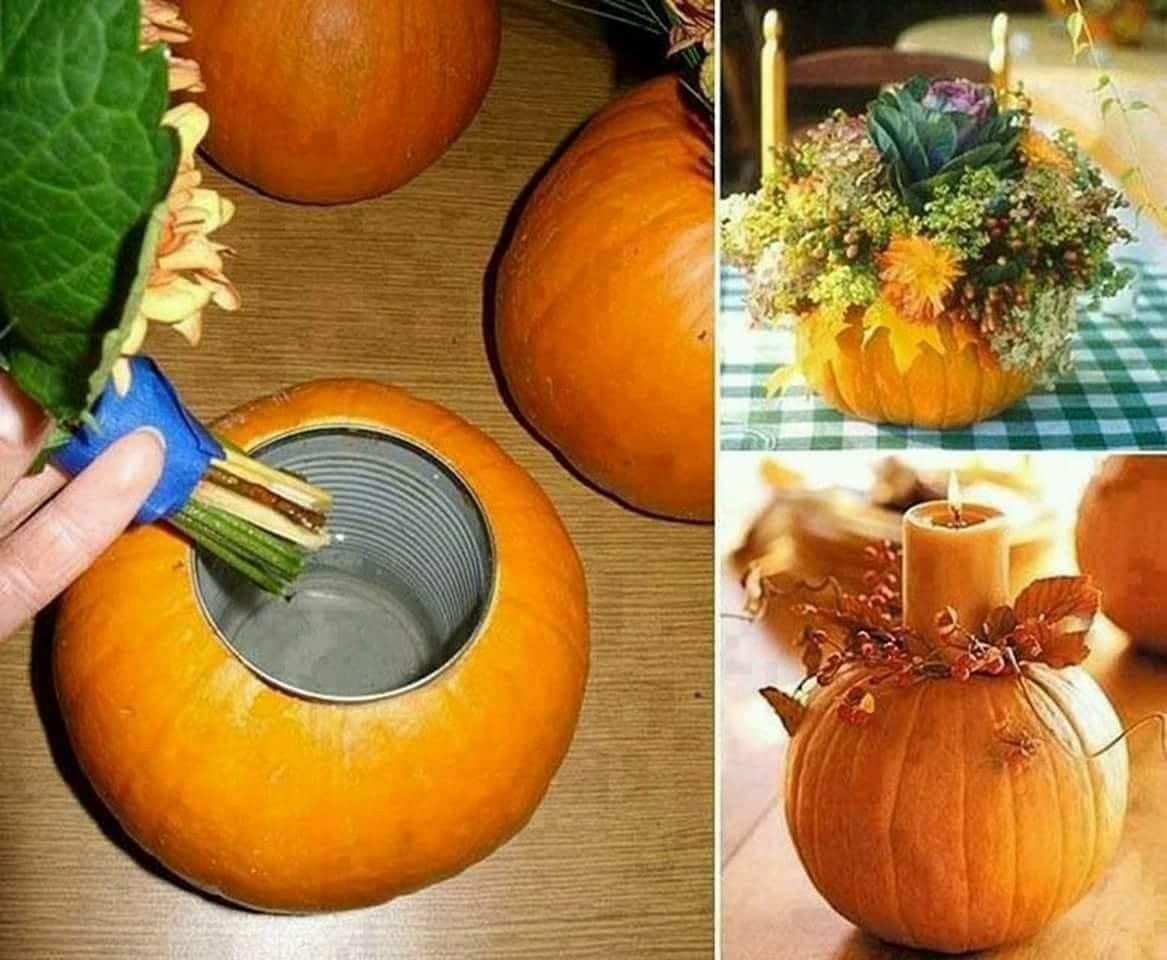 Декоративная тыква кубышка