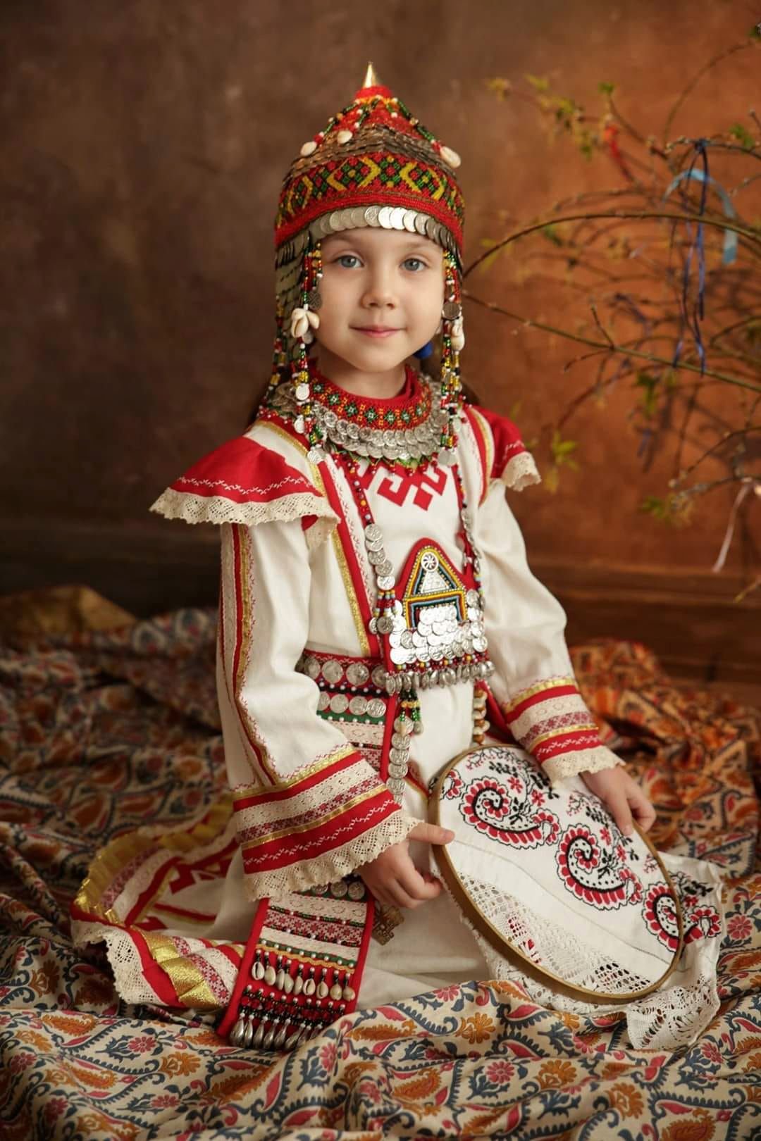 Чувашский национальный костюм хушпу
