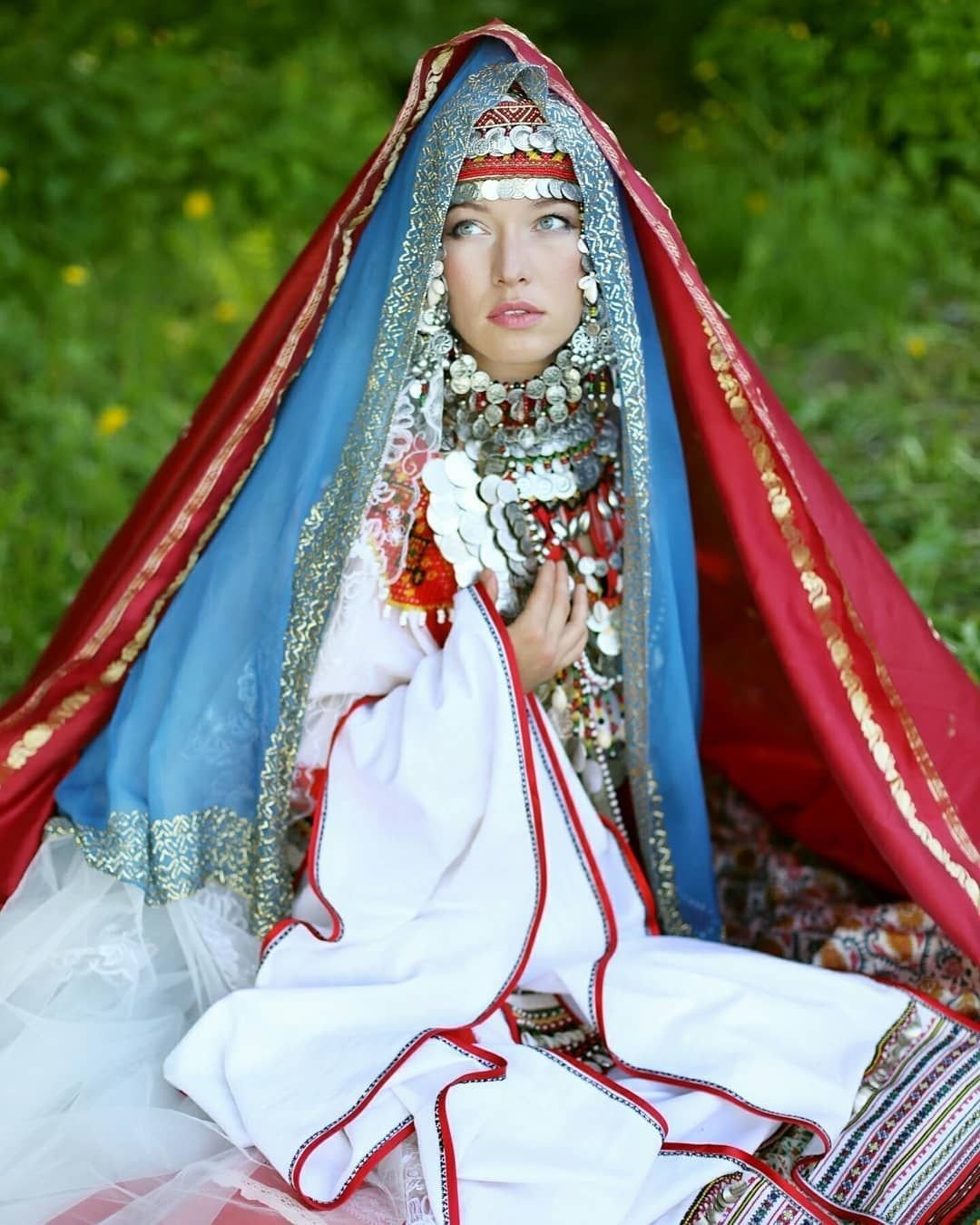 Чувашский свадебный наряд
