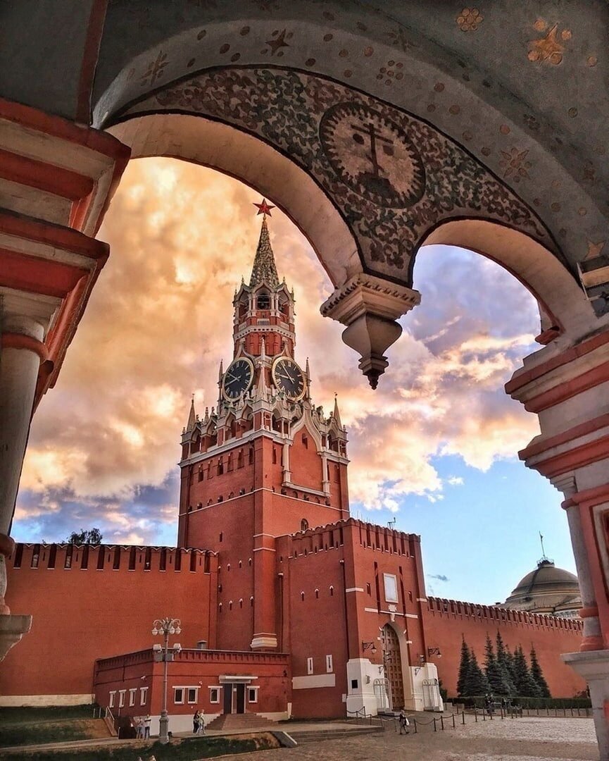 Москва. Спасская башня, Кремль