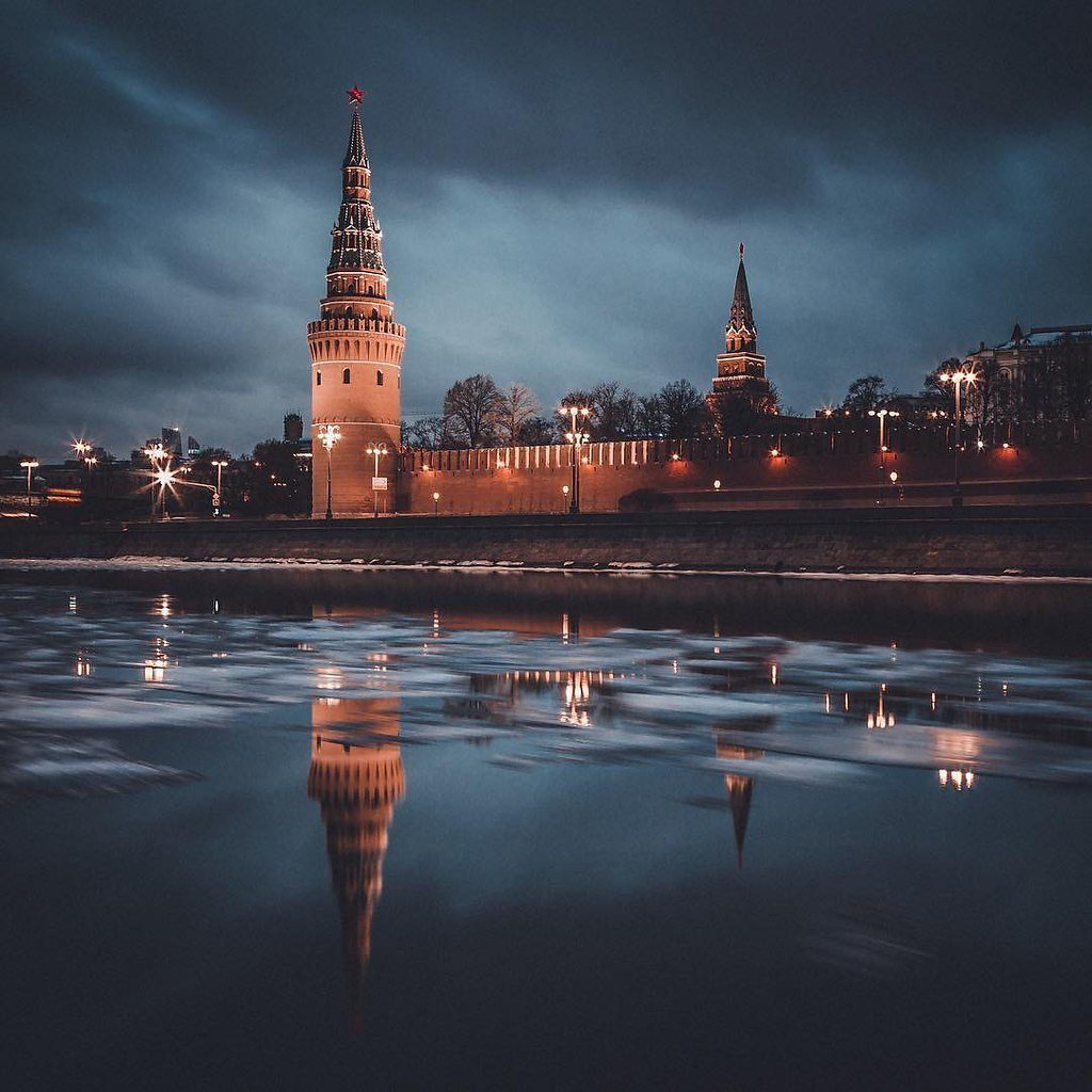 Ночной Московский Кремль