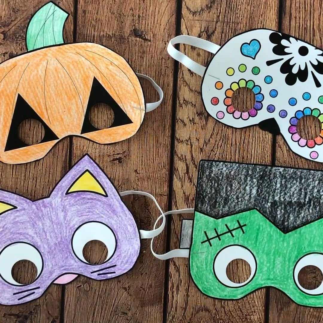 Карнавальные маски из бумаги своими руками: мастерим с детьми