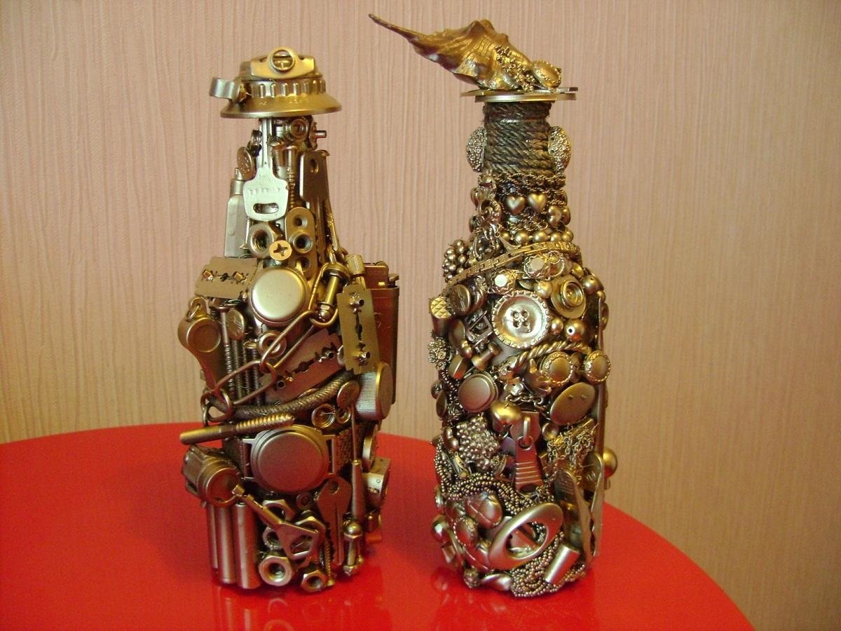 Декор бутылки для мужчины