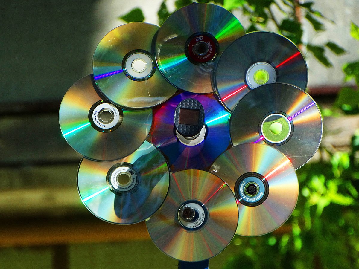 Поделки из компакт дисков своими руками