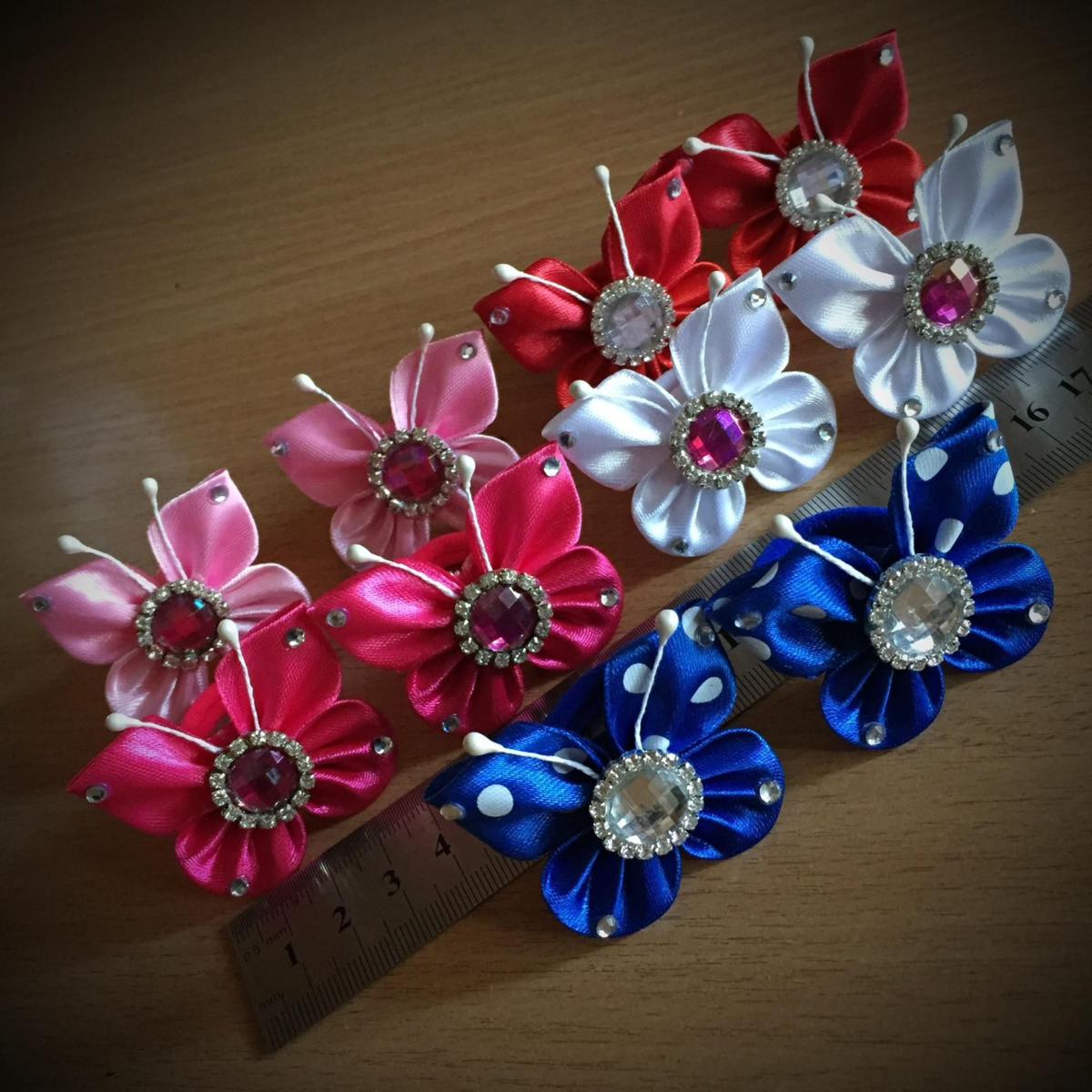 Резиночки канзаши для школы