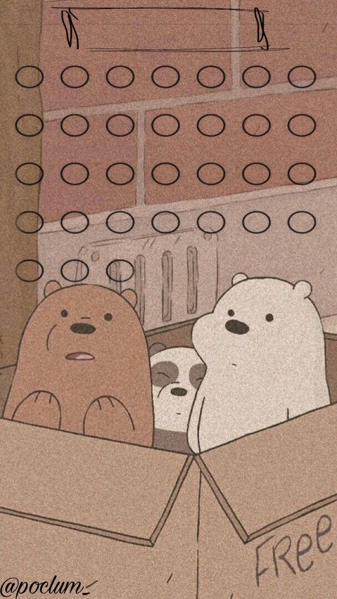 Эстетика мультфильм we bare Bears