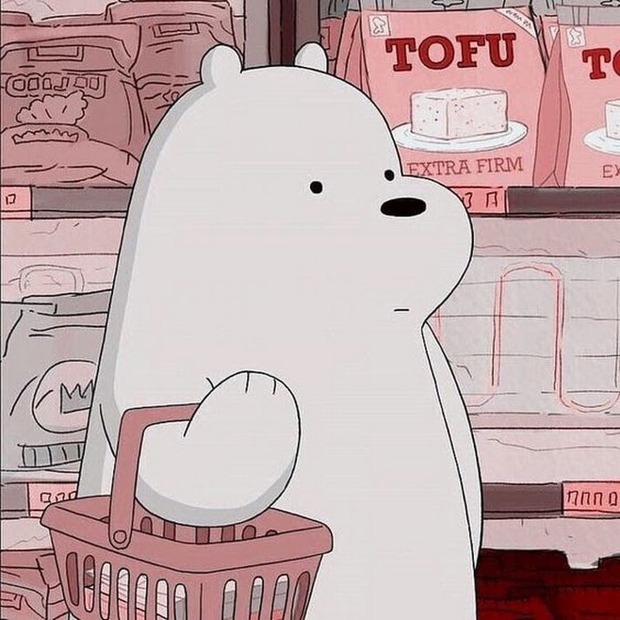 Эстетика мультфильм we bare Bears