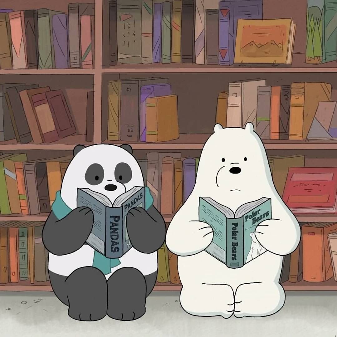 Эстетика мультфильм we bare Bears