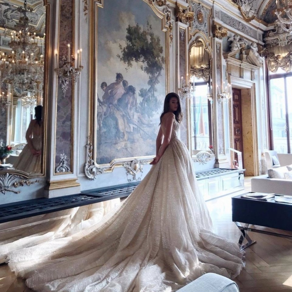 Эстетика платье свадебное