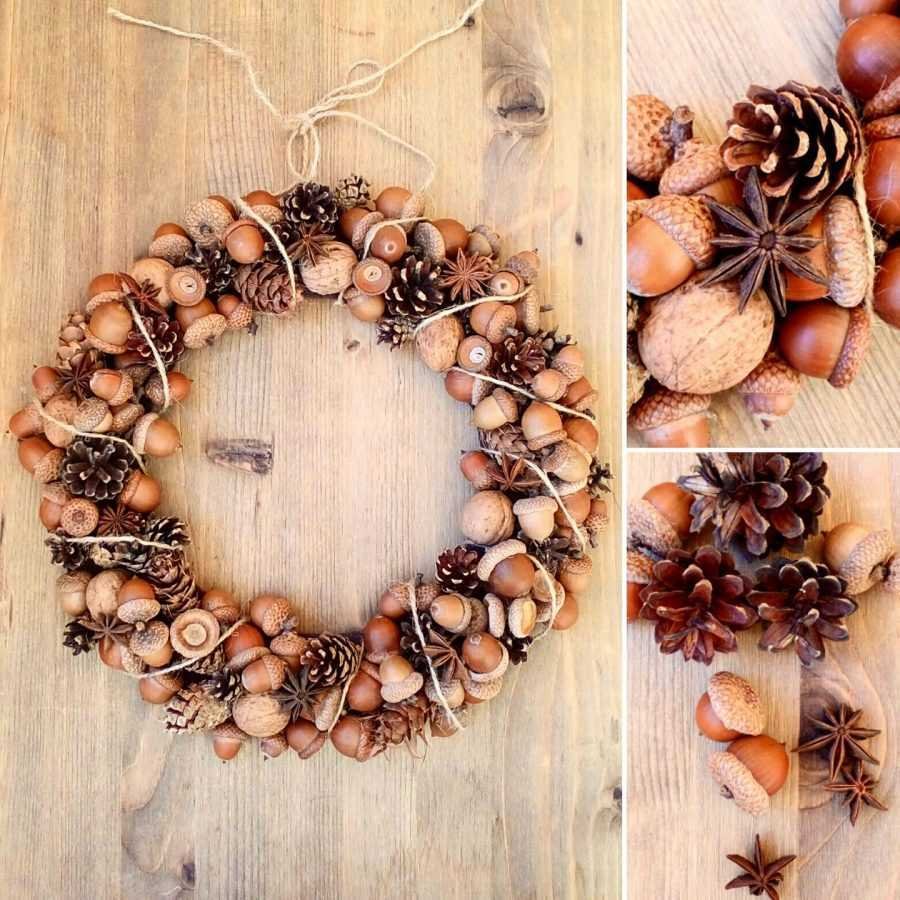 Украшения из ореховой скорлупы