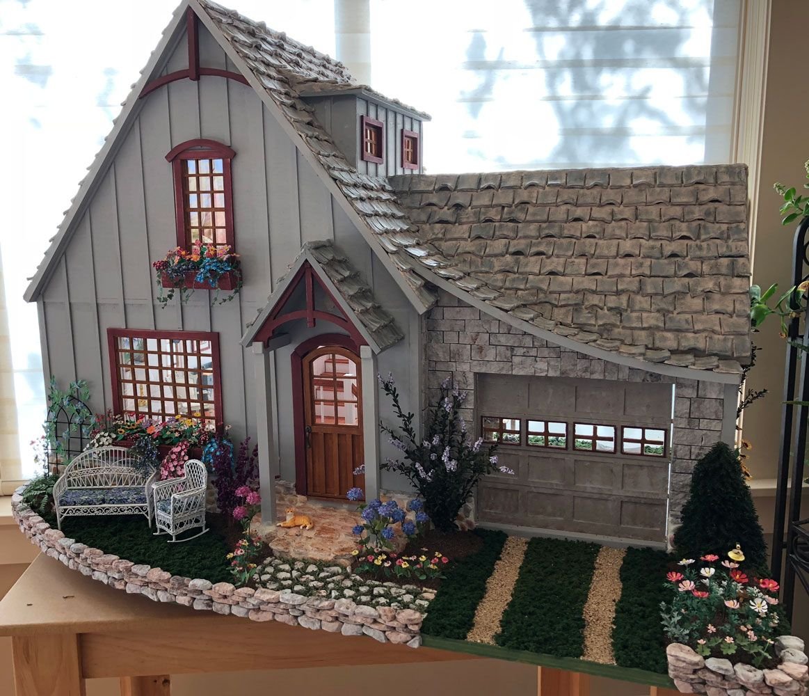 Красивые домики из картона