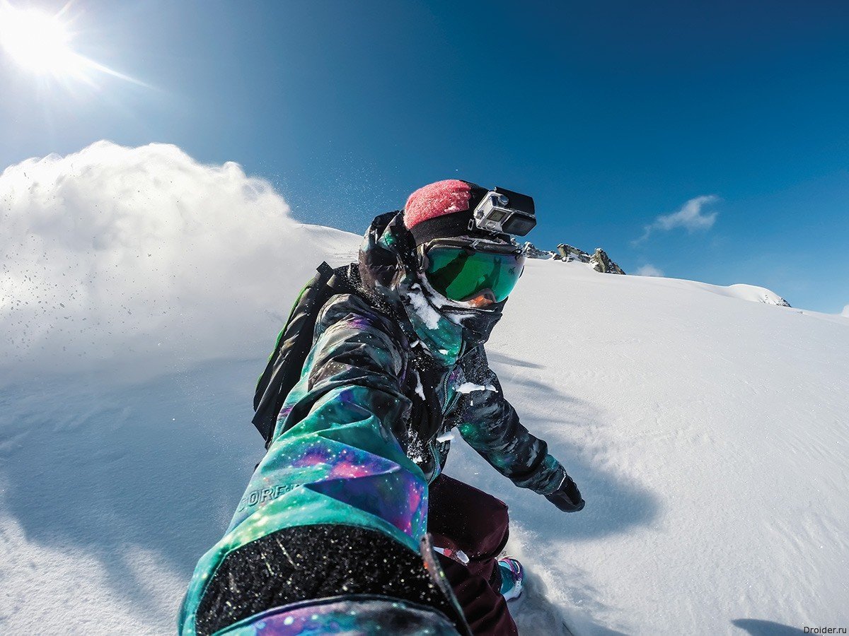 GOPRO на шлеме для сноуборда