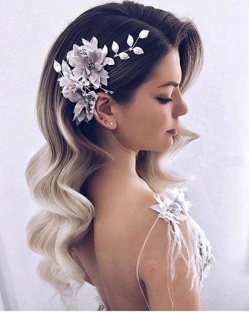 Свадебная прическа хвост