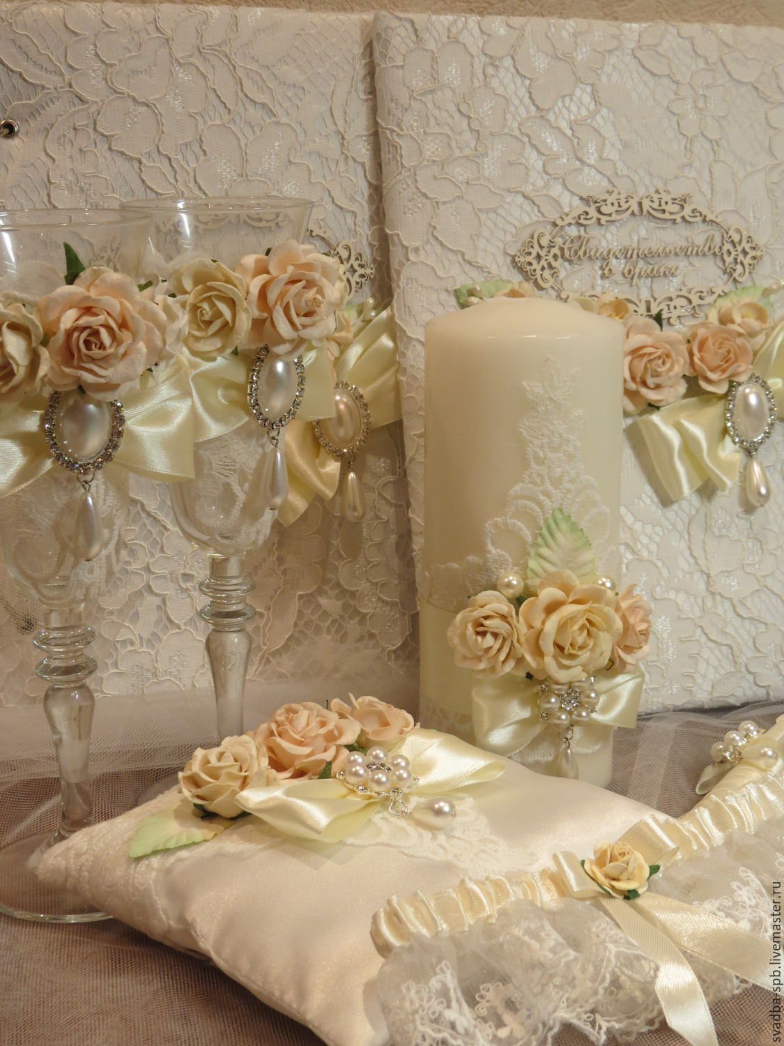 Свадебный набор на стол