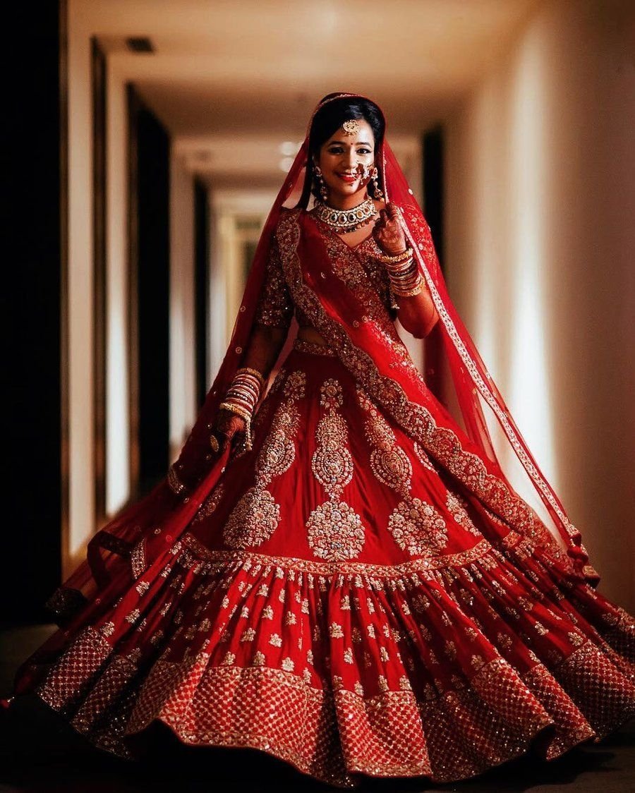 Свадебное индийское платье Lehenga