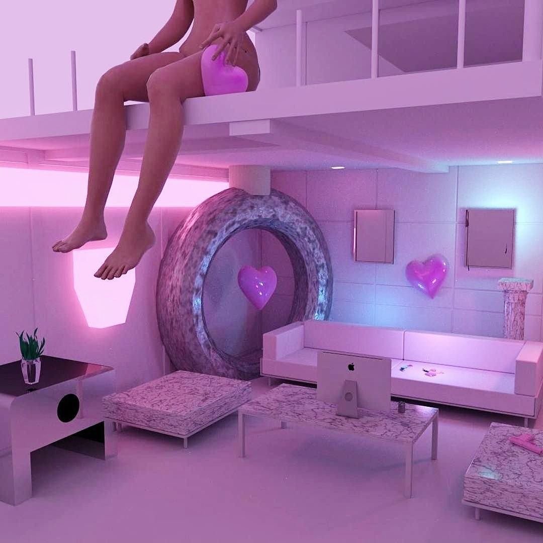Розовая комната эстетика