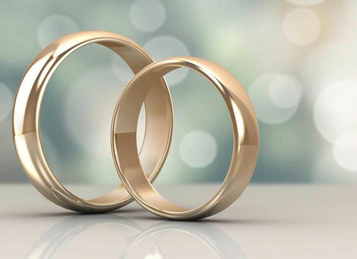 Плоские свадебные кольца
