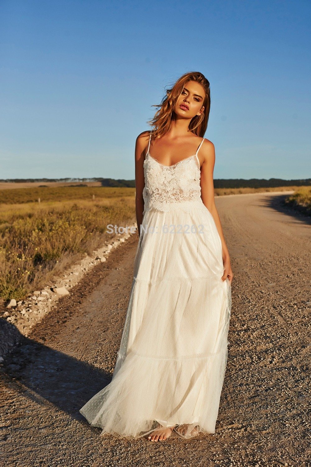 Свадебное бохо-платье vestido de noiva