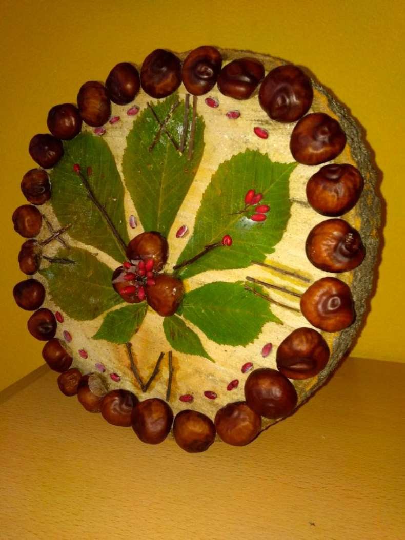 Человечек из каштана