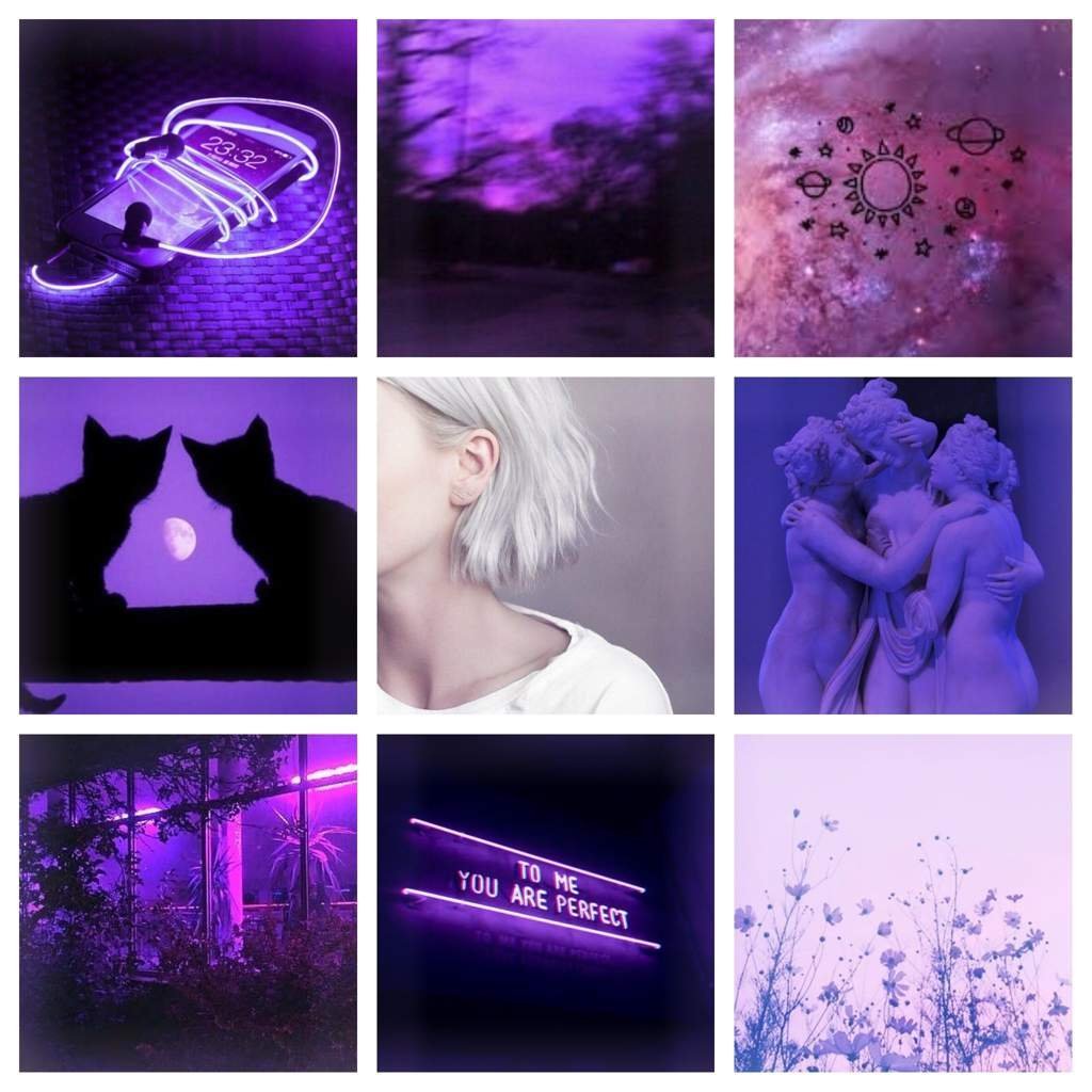 Эстетик фиолетовый