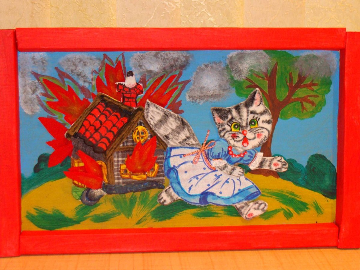 Домики для котов из коробок