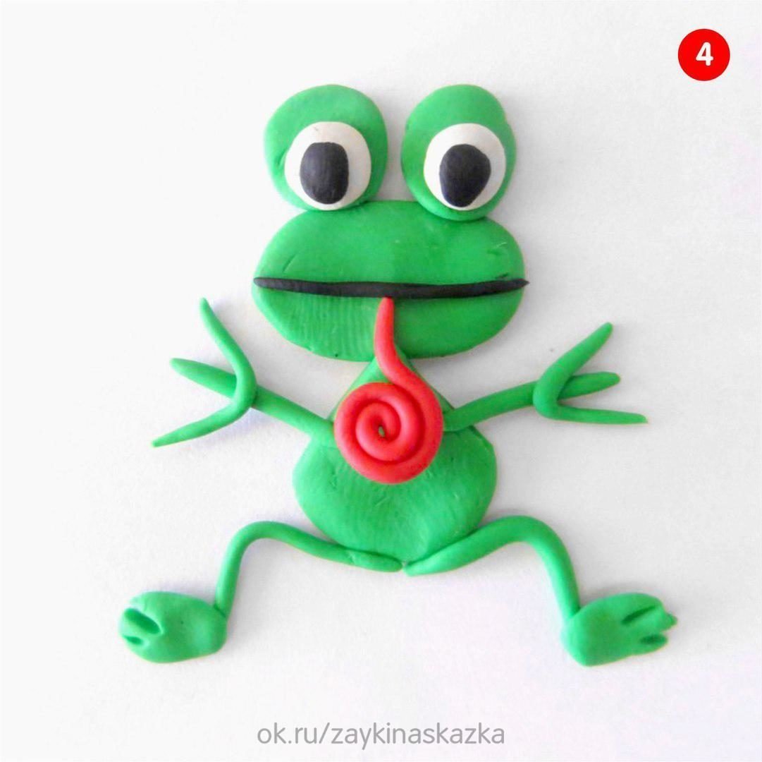Аппликация Лягушонок