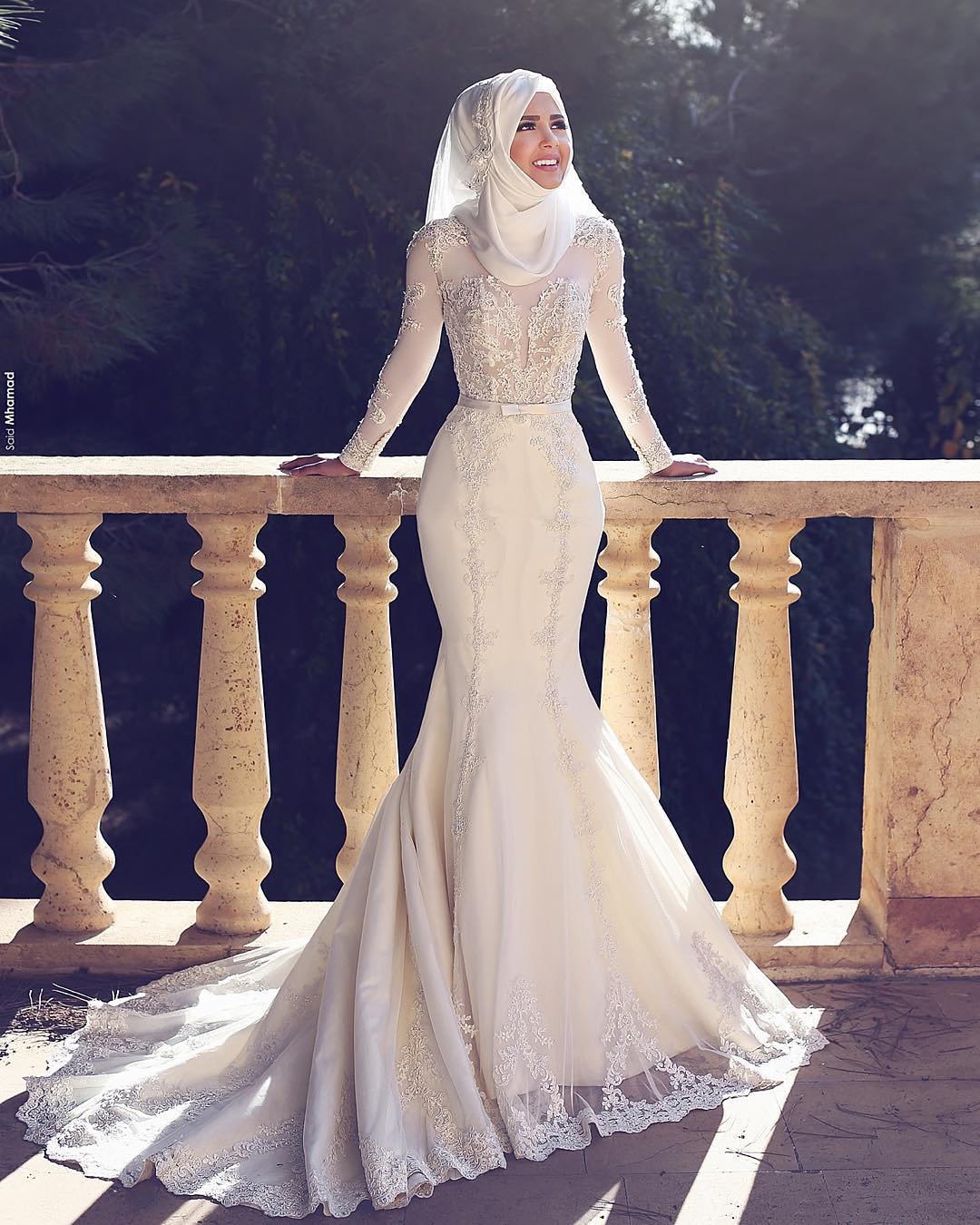 Мусульманские красивые платья свадебные