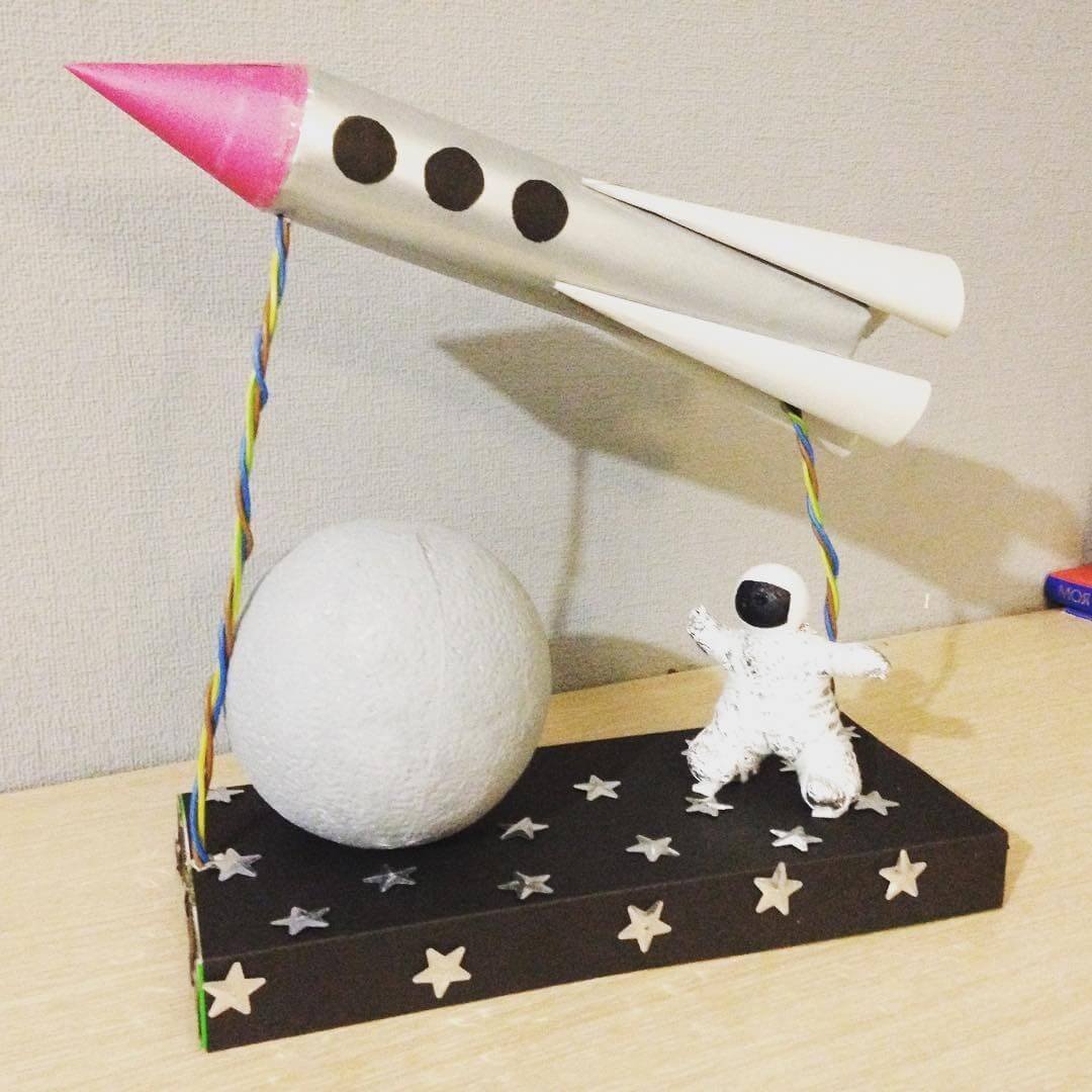 Космический корабль из пластилина
