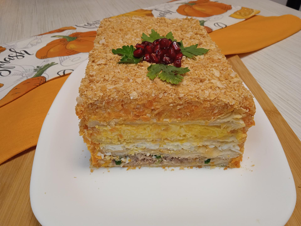 Праздничные закусочные торты